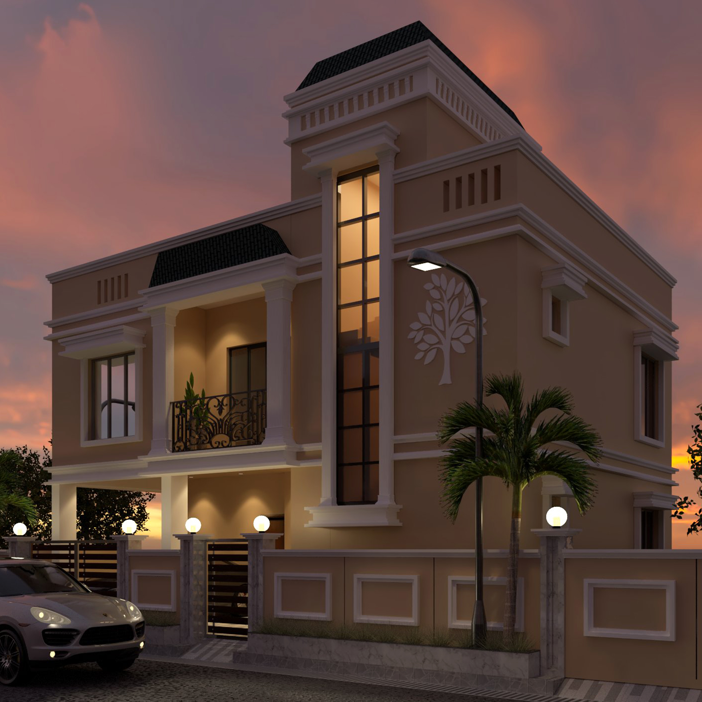 Villa Night Lights